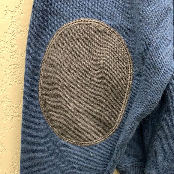 {St Croix shop} 1/4 zip navy wool blend sweater S - Picture 4 of 5